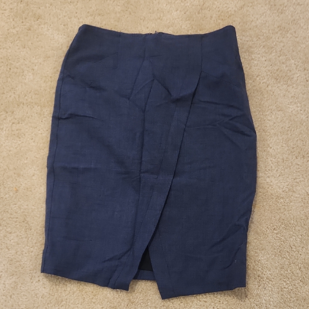 LOFT Dark Blue Pencil Skirt